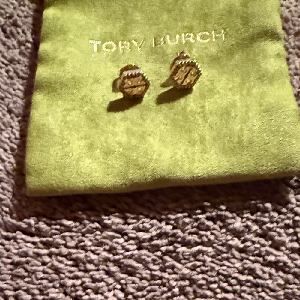 Tory Burch Gold-Tone Stud Earrings